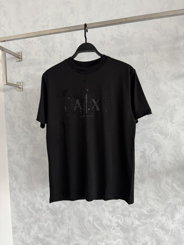 Armani Exchange Erkek Siyah T-Shirt Premium 2025