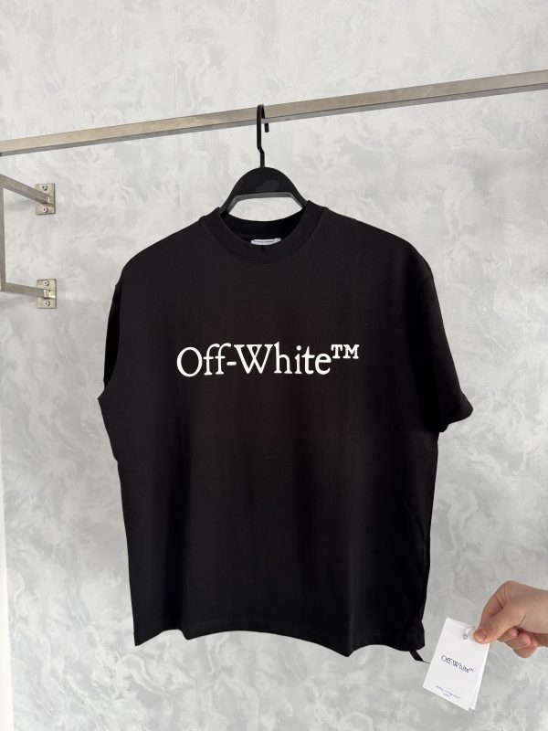 Off-White Erkek Siyah T-Shirt Premium 2025