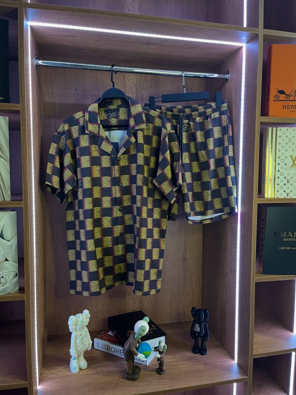 Louis Vuitton Erkek Sarı Takım Premium 2025