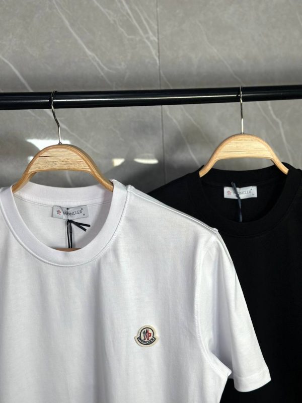 MONCLER BEYAZ T-SHİRT PREMİUM 2025 - Görsel 2