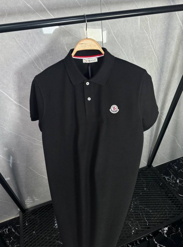 MONCLER SİYAH T-SHİRT PREMİUM 2025 - Görsel 2