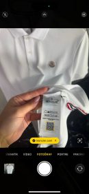 MONCLER BEYAZ T-SHİRT