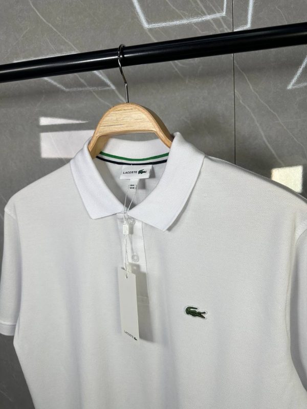 LACOSTE BEYAZ T-SHİRT PREMİUM 2025 - Görsel 2