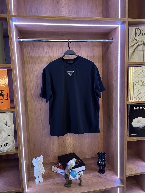 Prada Erkek Siyah T-Shirt Premium 2025