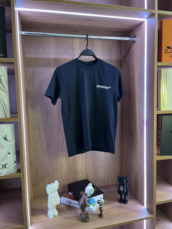Off White Erkek Beyaz T-Shirt Premium 2025