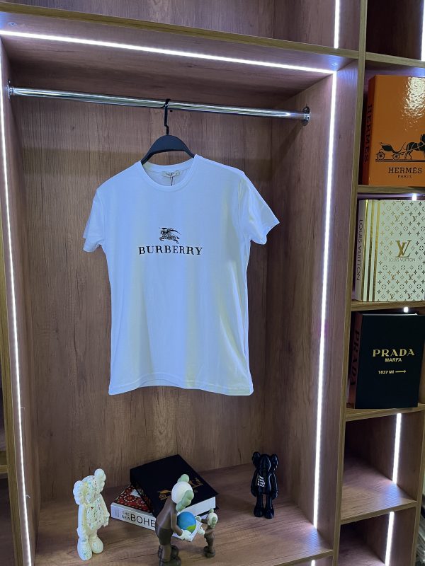 Burberry Erkek Beyaz T-Shirt Premium 2025