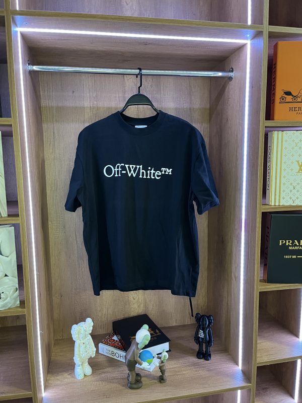 Off-White Erkek Siyah T-Shirt Premium 2025