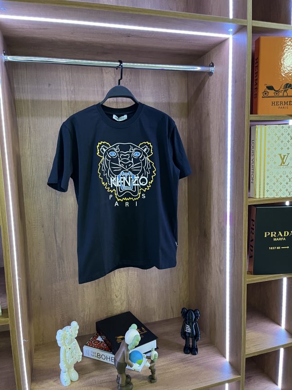 Kenzo Erkek Siyah T-Shirt Premium 2025